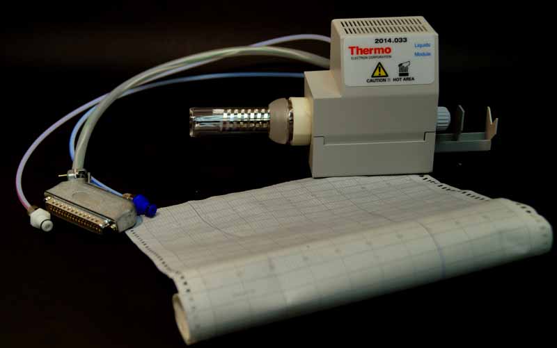 Liquids sample (syringe) introduction module 3000 series MODUL0019